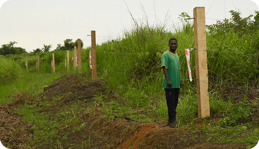 V Kongu pomáháme místním rolníkům s ochranou vybraných polí