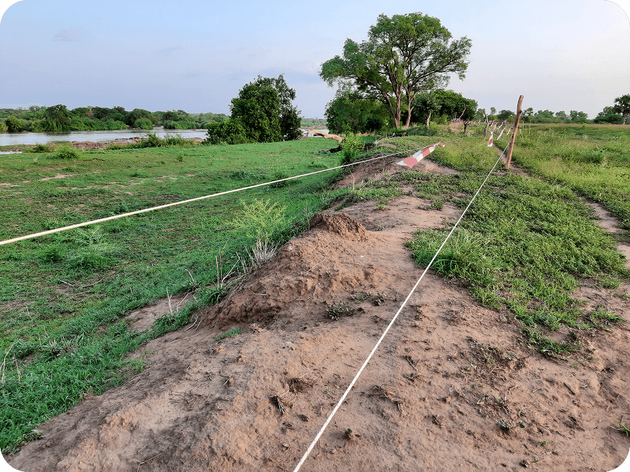 V jižním Čadu jsme pomohli ochránit 60 ha zemědělské půdy