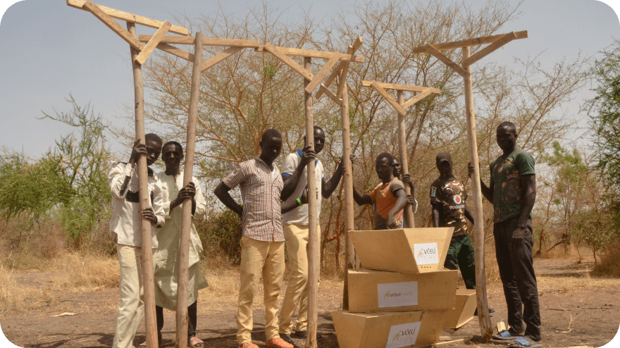 Projekt na ochranu polí v Kamerunu